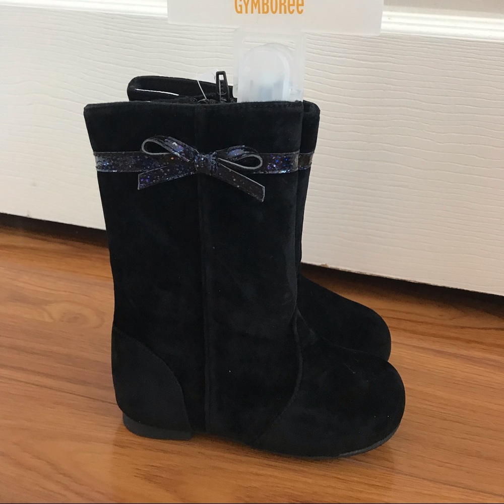 Black boots toddler size 8